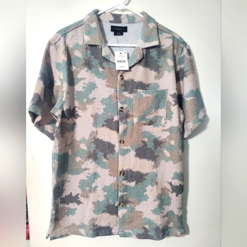 Mens cotton on button up